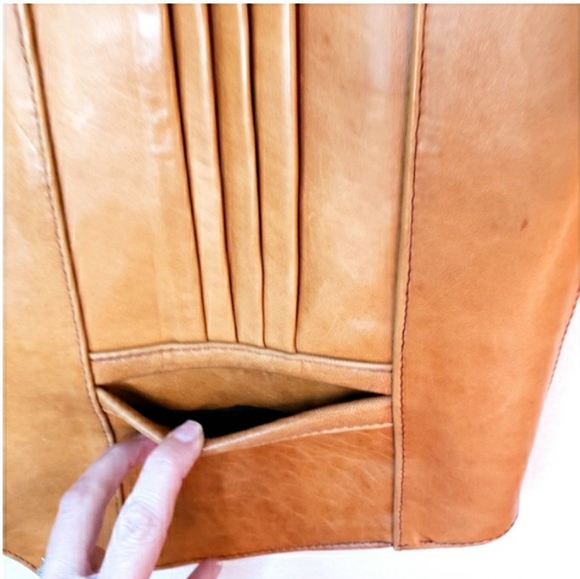 Cevy's vintage genuine leather western vest Sz 48 - Picture 7 of 11